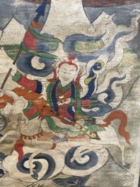 A thangka depicting Lama, Tibet, 18/19th C.