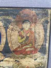 A thangka depicting Lama, Tibet, 18/19th C.