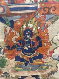 A thangka depicting Lama, Tibet, 18/19th C.