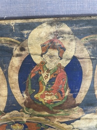 A thangka depicting Lama, Tibet, 18/19th C.