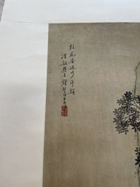 Qian Huian 錢慧安 (1833-1911): 'Playing boys', ink and colour on silk, 19/20th C.