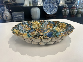 An Italian maiolica 'Istoriato' crespina with Diana and Actaion, workshop of Angelo and Ludovico Picchi, Casteldurante, ca. 1550