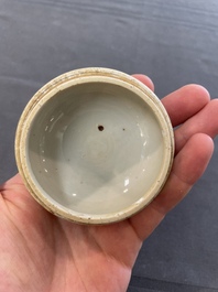 Two Chinese famille rose teapots and a bowl, Qianlong