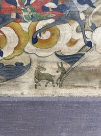 A thangka depicting Lama, Tibet, 18/19th C.