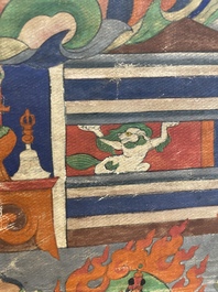A thangka depicting Lama, Tibet, 18/19th C.