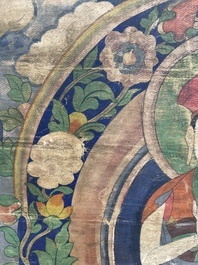 A thangka depicting Lama, Tibet, 18/19th C.
