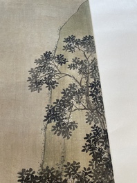 Qian Huian 錢慧安 (1833-1911): 'Playing boys', ink and colour on silk, 19/20th C.