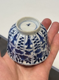 A varied collection of Chinese blue and white, grisaille and famille verte porcelain, Kangxi and later