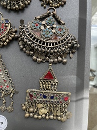 A varied collection of jewellery and accessories, Afghanistan, India, Pakistan, and Yemen, 19th C.