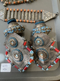 A varied collection of jewellery and accessories, Afghanistan, India, Pakistan, and Yemen, 19th C.