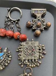 A varied collection of jewellery and accessories, Afghanistan, India, Pakistan, and Yemen, 19th C.