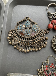 A varied collection of jewellery and accessories, Afghanistan, India, Pakistan, and Yemen, 19th C.
