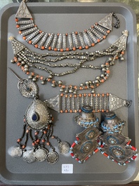 A varied collection of jewellery and accessories, Afghanistan, India, Pakistan, and Yemen, 19th C.