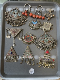 A varied collection of jewellery and accessories, Afghanistan, India, Pakistan, and Yemen, 19th C.
