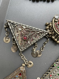 A varied collection of jewellery and accessories, Afghanistan, India, Pakistan, and Yemen, 19th C.