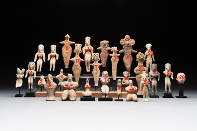 An exceptional collection of terracotta idols, Mehrgarh, Syro-Hittite states and Indus Valley, 35th/3rd C. B.C.