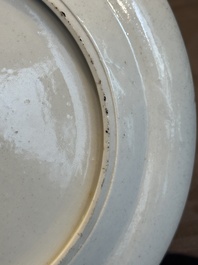 A rare Chinese Canton famille rose armorial plate with the arms of Wight, ca. 1810