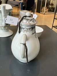 Four Chinese export famille rose 'European subject' wares, Qianlong