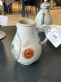 Four Chinese export famille rose 'European subject' wares, Qianlong
