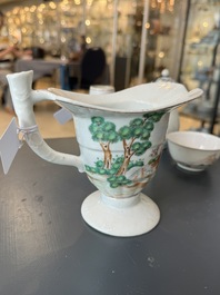 Four Chinese export famille rose 'European subject' wares, Qianlong