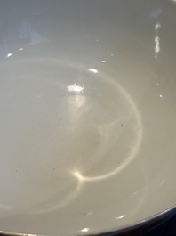 A Chinese famille rose 'dragon' bowl, Xuantong mark, 20th C.