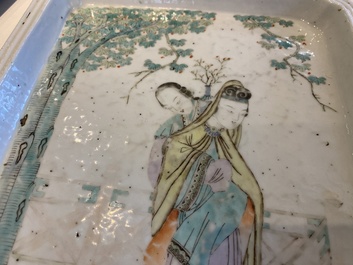 A varied collection of Chinese famille rose and qianjiang cai teawares, 19th/20th C.