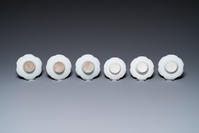 A varied collection of Chinese famille rose and qianjiang cai teawares, 19th/20th C.