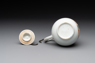 Four Chinese export famille rose 'European subject' wares, Qianlong