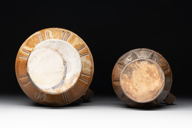 Two Raeren stoneware jugs, late 16th C.