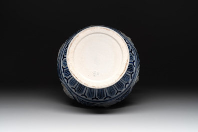 A varied collection of 8 Westerwald stoneware jugs, 19th C.