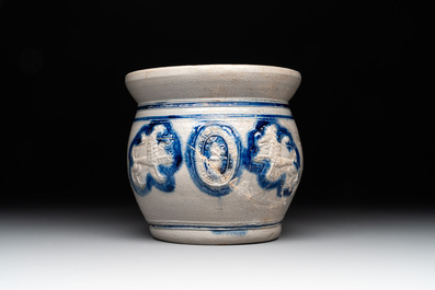 A varied collection of 10 Westerwald stoneware jugs, 17th C. and later