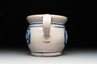 A varied collection of 10 Westerwald stoneware jugs, 17th C. and later