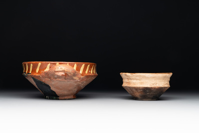 A collection of five slipwares, The Netherlands, 17th C.