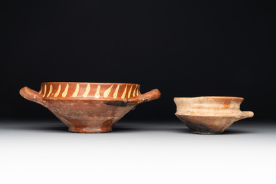 A collection of five slipwares, The Netherlands, 17th C.