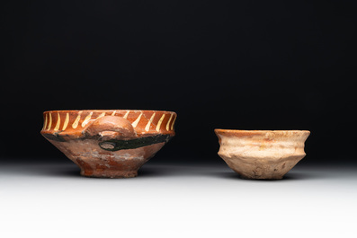 A collection of five slipwares, The Netherlands, 17th C.