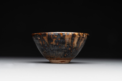 A Chinese Jizhou tortoiseshell-glazed tea bowl, Southern Song