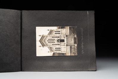 A photo album with the architectural inventory of the German enclave in Jinan (Tsinan Fou - Kai Fengou), 20th C.