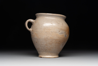 A collection of 9 German stoneware jugs, 16th C. and later