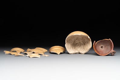 A 26-piece study collection of ceramics, a.o. Low Countries, Germany, Vietnam and Egypt, 13th C. and later