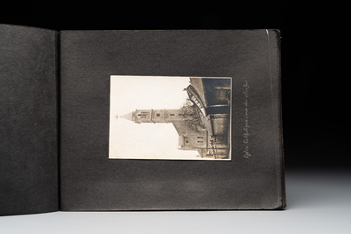 A photo album with the architectural inventory of the German enclave in Jinan (Tsinan Fou - Kai Fengou), 20th C.