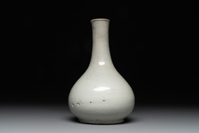 Three Chinese monochrome wares, Qianlong mark, Ming and later