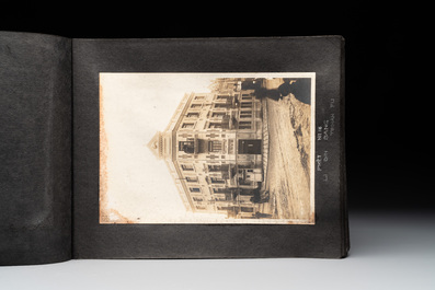 A photo album with the architectural inventory of the German enclave in Jinan (Tsinan Fou - Kai Fengou), 20th C.