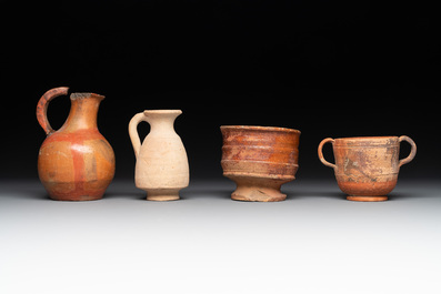 A 26-piece study collection of ceramics, a.o. Low Countries, Germany, Vietnam and Egypt, 13th C. and later
