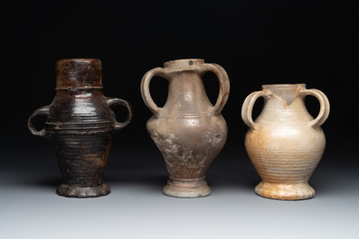 A study collection of German stoneware, 16/17th C.