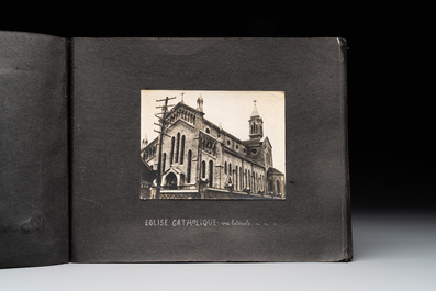A photo album with the architectural inventory of the German enclave in Jinan (Tsinan Fou - Kai Fengou), 20th C.