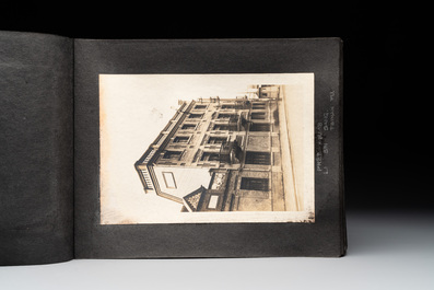 A photo album with the architectural inventory of the German enclave in Jinan (Tsinan Fou - Kai Fengou), 20th C.