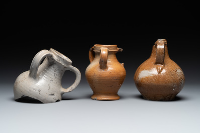 A study collection of German stoneware, 16/17th C.