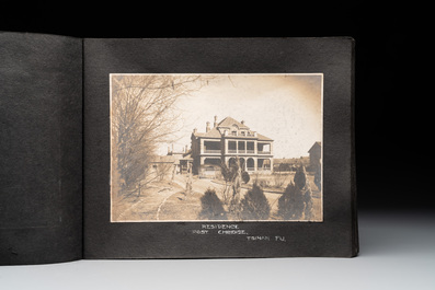 A photo album with the architectural inventory of the German enclave in Jinan (Tsinan Fou - Kai Fengou), 20th C.