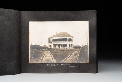 A photo album with the architectural inventory of the German enclave in Jinan (Tsinan Fou - Kai Fengou), 20th C.