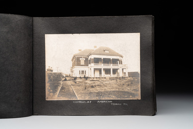 A photo album with the architectural inventory of the German enclave in Jinan (Tsinan Fou - Kai Fengou), 20th C.